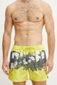 Diesel pantaloni scurti de baie KEN-37-D-POP BOXER-SHORTS A17468.0AFBE galben SS25
