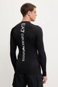 EA7 Emporio Armani longsleeve de baie AF13158.7M000548 negru SS25