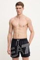 Купальні шорти EA7 Emporio Armani Planet friendly чорний AF14655.7M000540