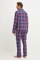 Gant pijamale de bumbac 902449100 bleumarin SS25