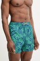 Pepe Jeans pantaloni scurti de baie LEAF SWIMSHORT cu modele verde PMB10405