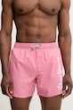 Pepe Jeans pantaloni scurți de baie LOGO SWIMSHORT Planet friendly roz PMB10419