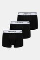Боксери Lacoste 3-pack трикотаж сірий 5H2392
