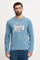 Lacoste komplet piżamowy 4H9180 niebieski SS25