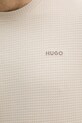 HUGO T-shirt lounge da uomo con cotone Austin T-Shirt 50532011 beige