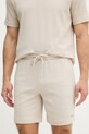 HUGO pantaloncini da tuta da uomo Austin Shorts beige 50532023
