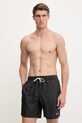 Barbour szorty kąpielowe Staple Logo 7" Swim Short MSW0093 czarny SS25