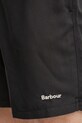 Barbour szorty kąpielowe Staple Logo 7" Swim Short czarny MSW0093