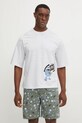 United Colors of Benetton tricou de pijama din bumbac LILO&STITCH munte gri 30964M01Y