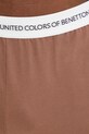 United Colors of Benetton pamut pizsamanadrág barna 30964F00V