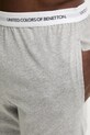 United Colors of Benetton spodnie piżamowe bawełniane szary 30964F00V