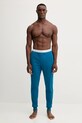 United Colors of Benetton spodnie piżamowe bawełniane 30964F00V niebieski AW25