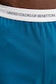 United Colors of Benetton pantaloni pijama bumbac albastru 30964F00V