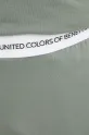 Памучно долнище на пижама United Colors of Benetton зелен 30964F00V