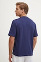 United Colors of Benetton t-shirt piżamowy bawełniany 30964M01W granatowy SS25