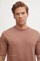 Îmbrăcăminte United Colors of Benetton tricou de pijama din bumbac 30964M01W maro