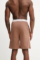 United Colors of Benetton pantaloni scurți de pijama din bumbac 30964900D maro SS25