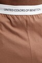 Îmbrăcăminte United Colors of Benetton pantaloni scurți de pijama din bumbac 30964900D maro