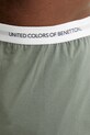 United Colors of Benetton szorty piżamowe bawełniane zielony 30964900D