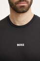 BOSS pamut pizsama 50540613 fekete