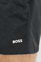 Plavkové šortky BOSS sivá 50539210