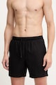 Βαμβακερό σορτσάκι BOSS 50540134 μαύρο SS25