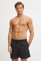 Plavkové šortky Tommy Hilfiger UM0UM03477 čierna SS25