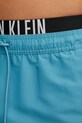 Calvin Klein szorty kąpielowe turkusowy KM0KM01093