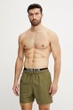 Plavkové šortky Calvin Klein Planet friendly zelená KM0KM01093