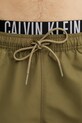 Plavkové šortky Calvin Klein zelená KM0KM01093