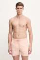 Купальні шорти Calvin Klein Planet friendly рожевий KM0KM01102
