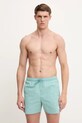 Calvin Klein szorty kąpielowe Planet friendly turkusowy KM0KM01102
