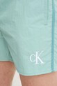 Calvin Klein szorty kąpielowe turkusowy KM0KM01102