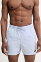 Plavkové šortky Calvin Klein KM0KM01111 modrá SS25
