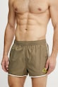 Plavkové šortky Calvin Klein KM0KM01119 zelená SS25
