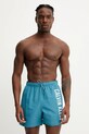 Calvin Klein pantaloncini da bagno Planet friendly turchese KM0KM01092