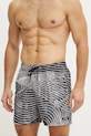 Plavkové šortky Calvin Klein Planet friendly čierna KM0KM01173