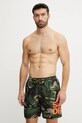 Superdry pantaloni scurți de baie Planet friendly verde M3010247A.QX1
