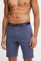 Памучно късо долнище на пижама Tommy Hilfiger долнище тъмносин UM0UM03578