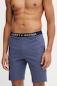 Памучно късо долнище на пижама Tommy Hilfiger долнище тъмносин UM0UM03578