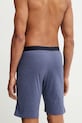 Памучно късо долнище на пижама Tommy Hilfiger UM0UM03578 тъмносин SS25