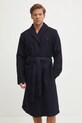 Bavlněný župan Tommy Hilfiger bavlna námořnická modř UM0UM03524