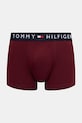 Boxerky Tommy Hilfiger pletenina burgundské UM0UM02836