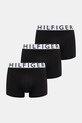 Боксери Tommy Hilfiger 3-pack трикотаж чорний UM0UM03467