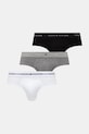 Slip gaćice Tommy Hilfiger 3-pack print siva UM0UM03471