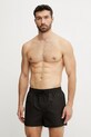 Guess pantaloni scurți de baie Planet friendly negru F4GT00.WG282