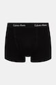 Bombažne boksarice Calvin Klein Underwear 3-pack rdeča 000NB4002A