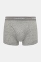 Bavlnené boxerky Calvin Klein Underwear 3-pak 000NB4002A červená AA00
