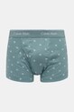 Βαμβακερό μποξεράκι Calvin Klein Underwear 3-pack 000NB4002A πράσινο AA00