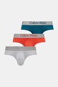 Calvin Klein Underwear slipy 3-pack nadruk szary LV00NB4122